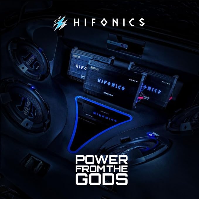Hifonics Zeus ZS-693, 800 Watt 6 x 9 Inch 3 Way Car Audio Coaxial Speakers, 2 Pairs, Black