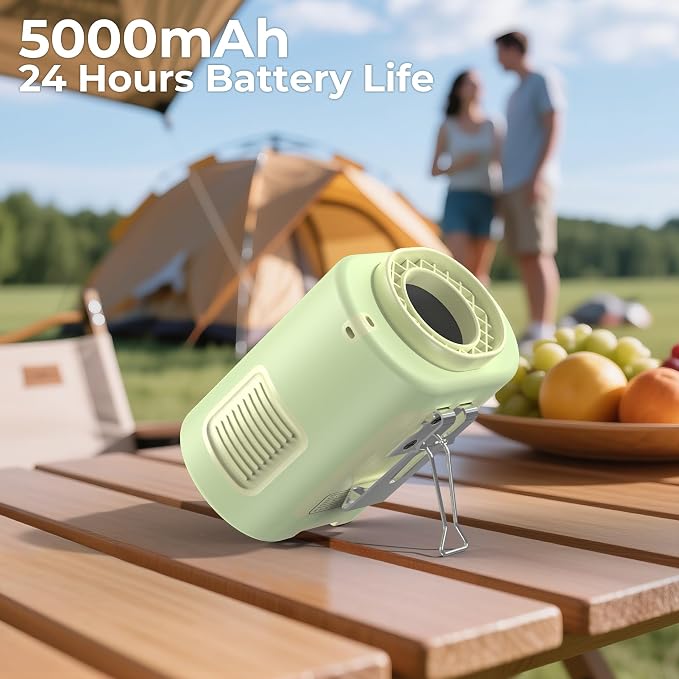 AMACOOL Mini Portable Waist Fan Clip on, Birthday Gifts for Mother Mom Her Girl, 13000RPM Rapid-Cooling Personal Neck Fans, Wearable Shirt Belt Fan for Women Men Outdoor Work Jobsite Travel Camping