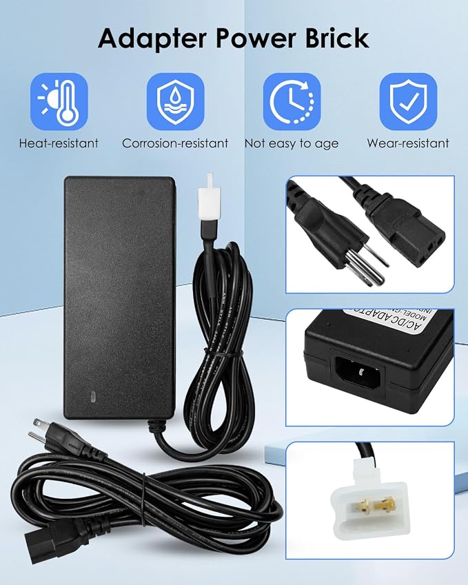 Upgrade KIT0480 Adapter Power Brick, 20V 4.5A AC/DC Switching Power Supply Cord Cable Fit for Century Ironwood Traeger Pro Redland Silverton Timberline Grilles, Battery Charger Replace ELE143