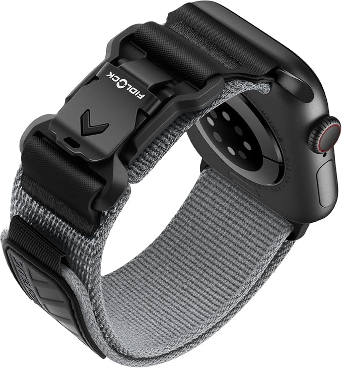 Bandletic Compatible with Apple Watch Bands for Women Men, Wide Soft Stretchy Sport Band with Magnetic Fidlock V-Buckle for iWatch 42mm(Series 11/10), 41mm(9/8/7), 40mm(SE3/SE2/SE/6/5/4), 38mm(3/2/1)
