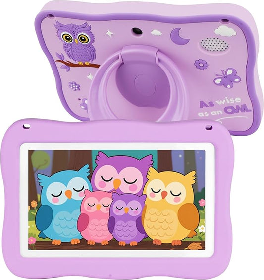 Kids Tablet 32GB Tablet for Kids 3-7 with Lots of Offline Content, Toddler Tablets 7 inch Kids Software Installed with Protective Case Wifi , Parental Control, Tablets for Toddlers Children Ages 3-12