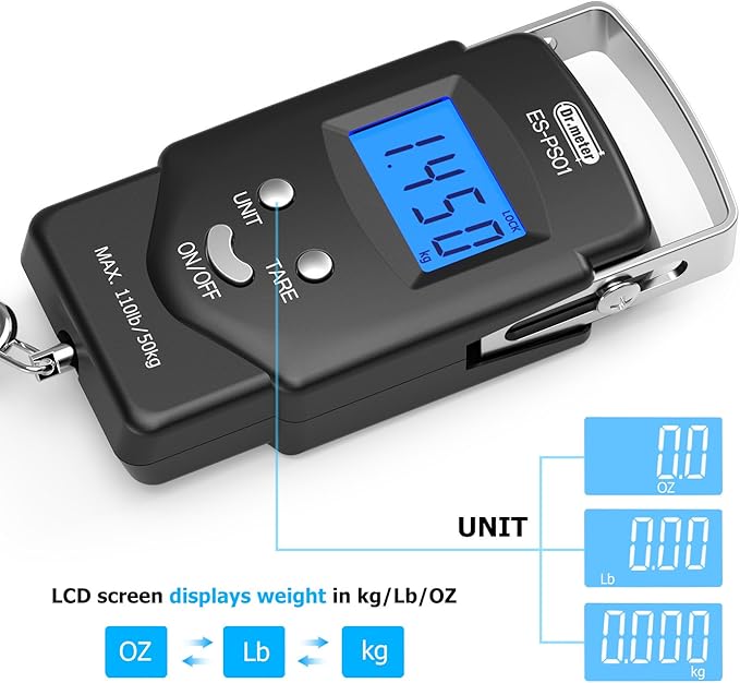 Dr.meter PS01 Fishing Scale+PS02 Luggage Scale