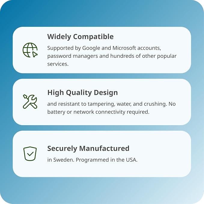 Yubico - Security Key C NFC - Basic Compatibility - Multi-Factor authentication (MFA) Security Key and passkey, Connect via USB-C or NFC, FIDO Certified (Pack of 2)