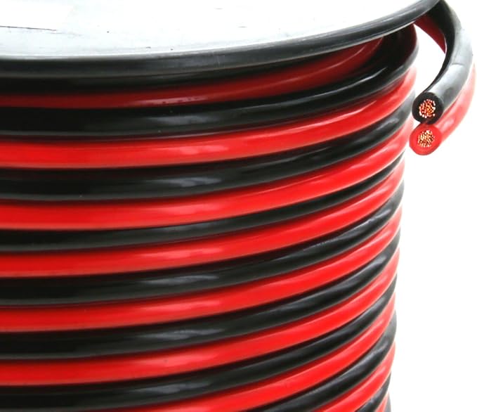 GS Power 14 Gauge Wire 100ft Oxygen Free, OFC Pure Copper Electrical 12v Low Voltage Speaker Wire Spool, 14AWG for Electric, Automotive, Trailer, Stereo, RC, Car, Home Theater, LED, Lamp Wiring