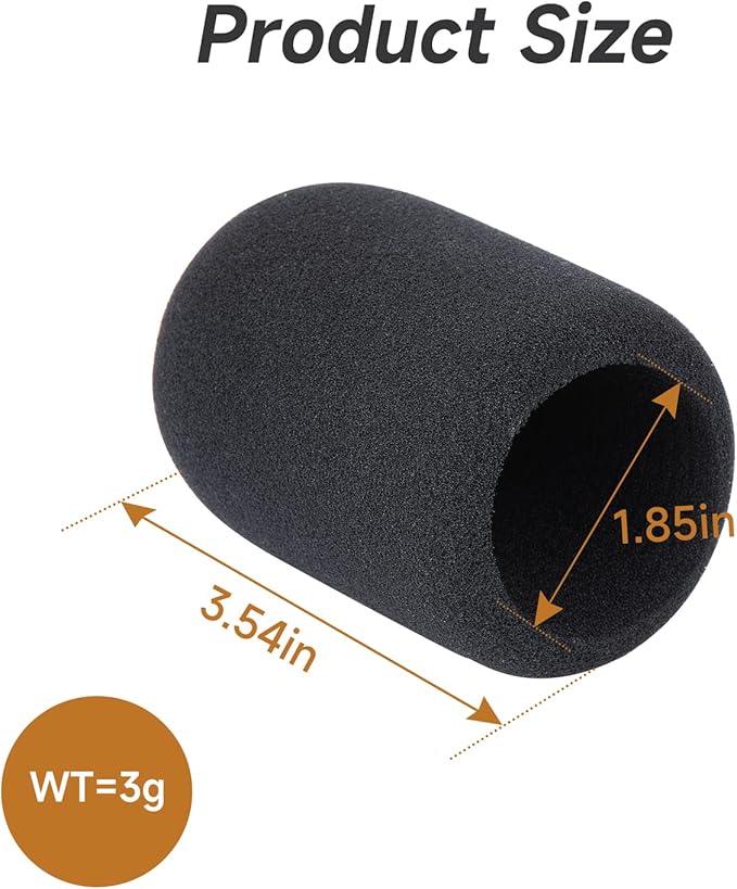for Razer Seiren X Pop Filter - Mic Foam Cover Windscreen Customized for Razer Seiren X Streaming Microphone