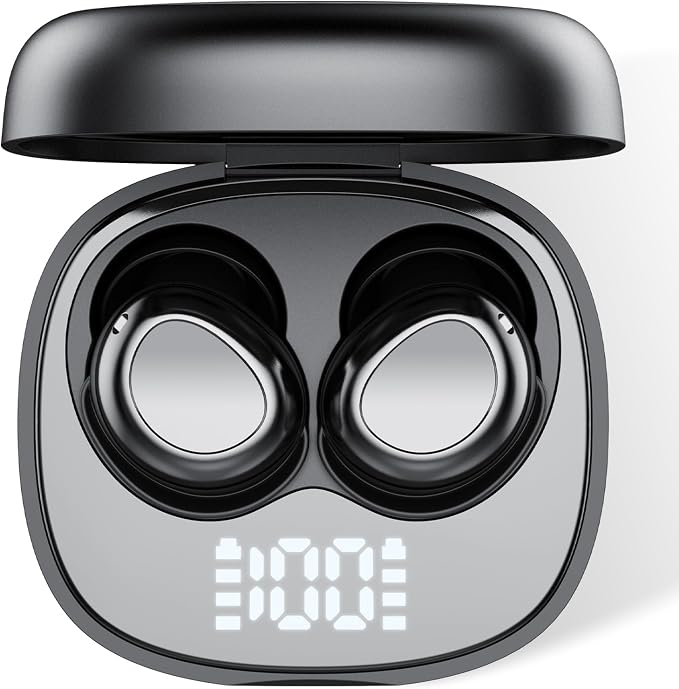 Wireless Earbuds, Hybrid ANC 40dB Noise Cancelling Headphones, 45H Playtime, Bluetooth 5.4, 10mm Drivers with 5 EQ, ENC Dual Mic, IPX7 Waterproof, Transparent Mode, Digital Battery Display iOS/Android