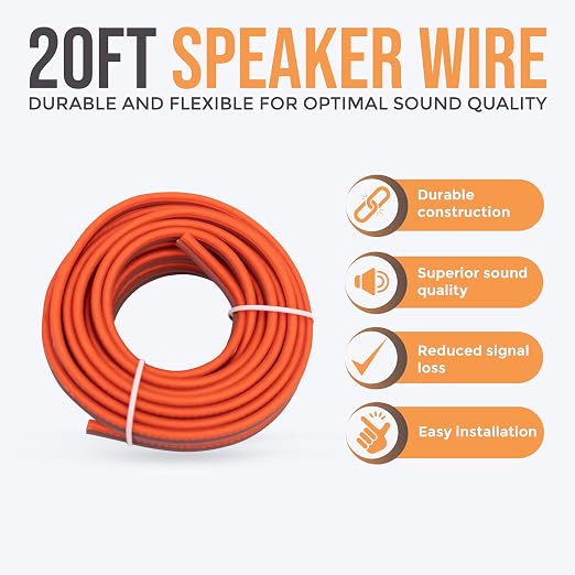Elite Audio 8 Gauge Amplifier Wiring Kit, 1000W CCA Amp Install Kit – EA-PRMK8