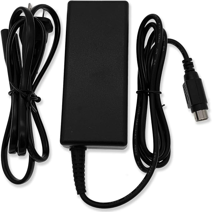 4-Pin 19V AC/DC Adapter Compatible with Ecolab Prep N Print SATO TH208 USB TH 208 TH208USB Thermal Bar Code Label Barcode Printer PrepNPrint DC19V 2.7A 3.6A 19VDC Power Supply Cord Charger
