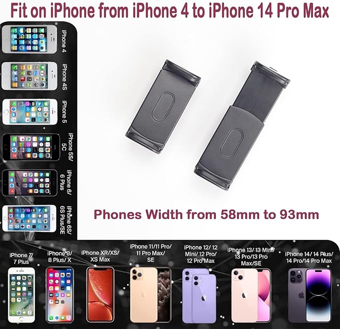 Floor Tripod Stand, 7.2 Feet Retractable Adjustable Gooseneck Tall Tripod for iPhone 12 Pro Max, iPhone 11 Pro Max, iPhone Xs Max, with Smart Phone Holder Clamp