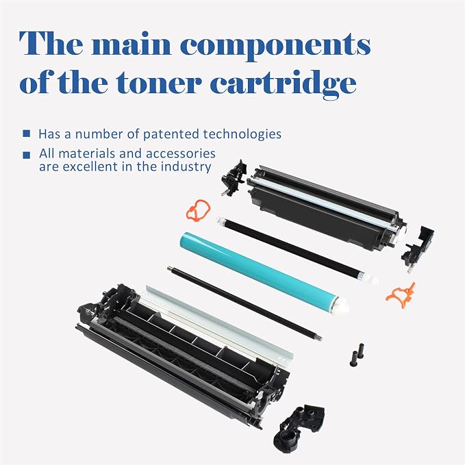 CF258A 58A Toner Cartridge Black M428fdw M404n Compatible Replacement for HP 58A CF258A 58X CF258X for HP LaserJet Pro MFP M428fdn M428dw Pro M404n M404dn M404dw M404 Printer Ink with Chip 4 Pack