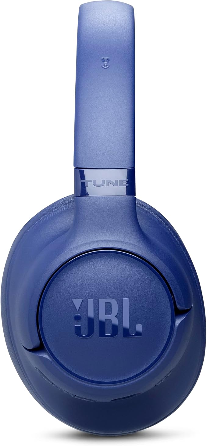 JBL Tune 730BT - Wireless Over-Ear Bluetooth® 6.0 Headphones with Powerful JBL Pure Bass Sound, 2 beamforming mics for Perfect Calls, Up to 76 Hours of Battery Life, & Multi-Point Connection (Blue)