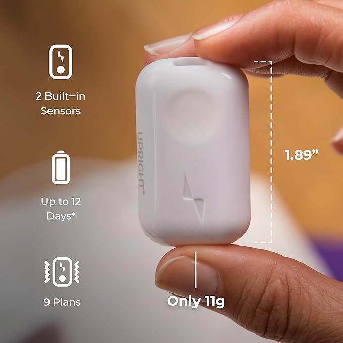 Upright Bundle: GO 2 Premium Posture Corrector & White Magnetic Necklace