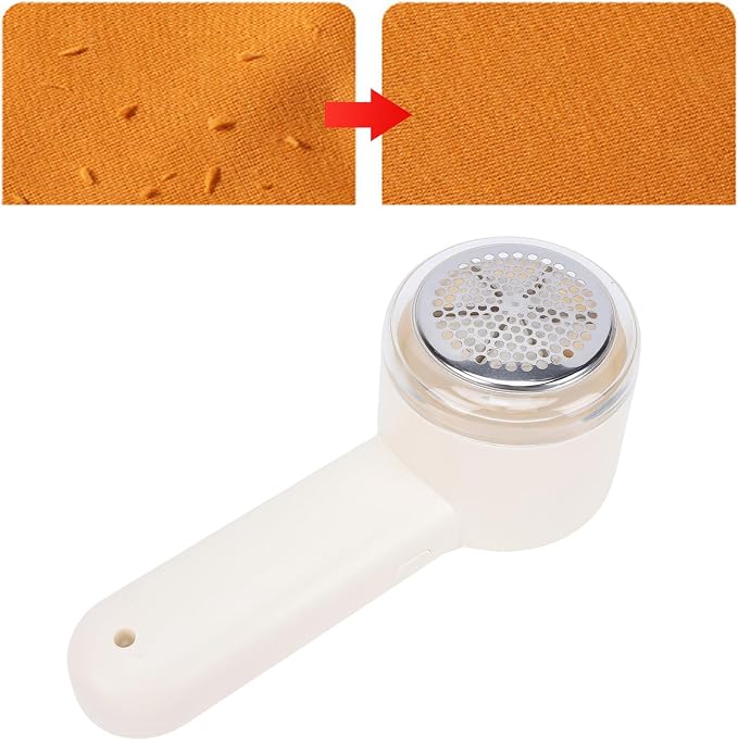 Fabric Shaver Lint Remover for Clothes, Sweater Shaver Sweater Defuzzer Remove Fuzz with 6 Teeth Blades, Lint Ball Remove Pilling Cashmere Wool Furniture