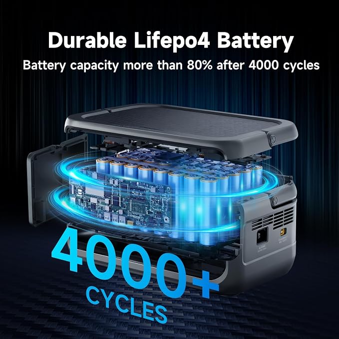 ALLPOWERS VOLIX P300 Portable Power Station, 256Wh LiFePO4 Battery, 300W Solar Generator(600W peak), <20ms UPS, MPPT 110W Max, AC Fast Charge, 100W USB-C Output for Home Backup, Office, RV, Camping