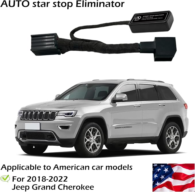 for 2018-2022 Jeep Grand Cherokee - Auto Start Stop Eliminator Easy-Install Autostop Eliminator - Compatible Jeep Grand Cherokee Accessories