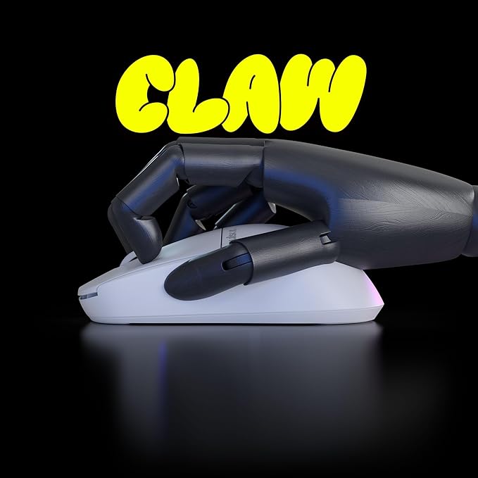 Pulsar Gaming Gears X2 Crazylight Wireless Gaming Mouse, Ultra Lightweight 1.38 oz (39g), Optical Switch, 32000 DPI, 750 IPS, XS-1 Sensor, 8k Compatible (Medium, Uyuni White)