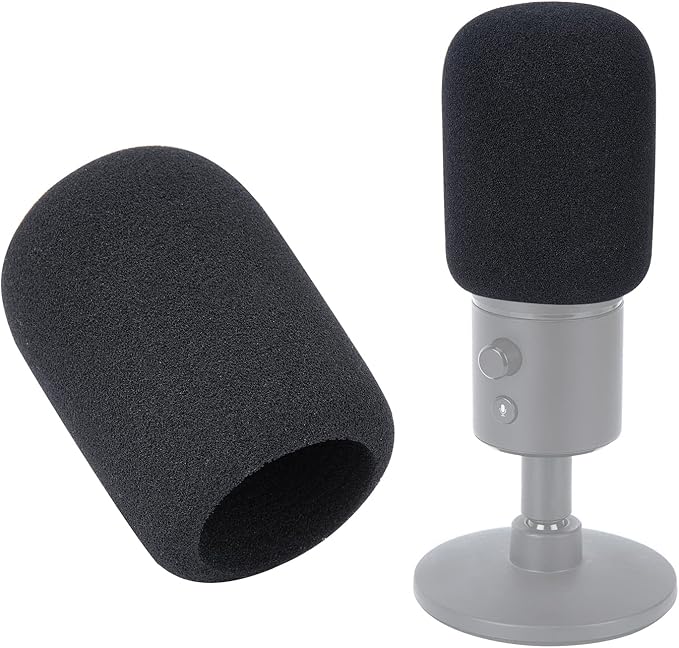 for Razer Seiren X Pop Filter - Mic Foam Cover Windscreen Customized for Razer Seiren X Streaming Microphone