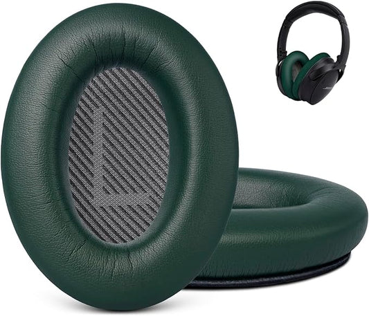 Premium Replacement Ear Pads for Bose QC35 & QC35ii Headphones Made by GEVO - Comfortable Adaptive Memory Foam and Extra Durable - Fits QuietComfort 35 & 35ii / SoundLink 1&2 AE | Cypress Green