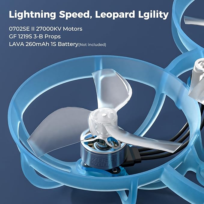 BETAFPV ELRS V3 Air65 Brushless Whoop Quadcopter, Ultralight 1S 65mm Micro Whoop Drone with C03 FPV Camera, G473 5IN1 Air Brushless FC 0702SE Ⅱ 27000KV Motors for FPV Racing Indoor & Outdoor