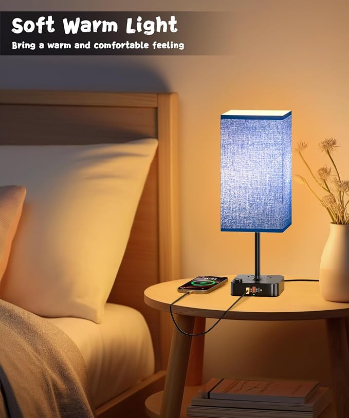 Smart Mood Lighting RGB Color Changing Desk Lamp w/16 Million Hues,Stepless Dimmable Warm-Cool White + Music Sync | Touch & App Control Bedside Nightstand Light for Gaming,Home Office,Bedtime Routines