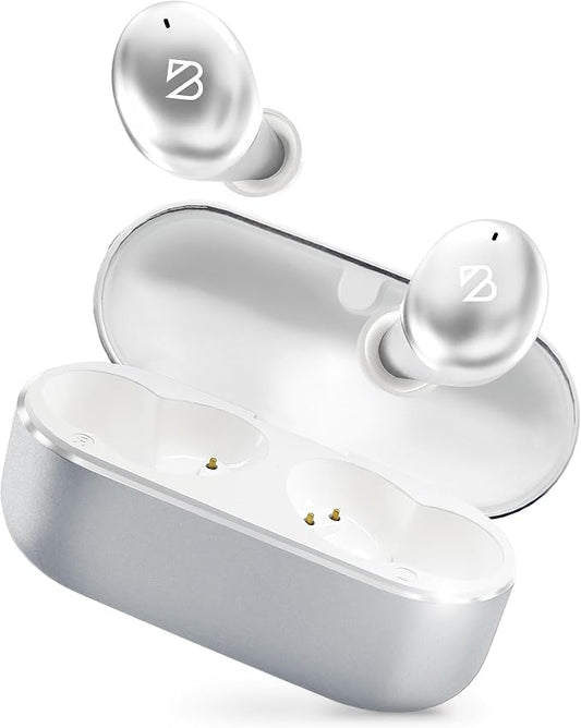 Back Bay Audio Wireless Earbuds for Small Ears, Award-Winning Sound w/Bass Mode, Durable Sweatproof Bluetooth Earbuds, Comfortable for All Ears