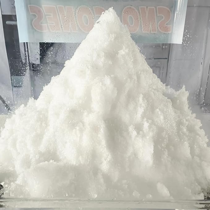SNICE Snowflake machine Shaved Ice Machine Acrylic Big Storage Box Snow cone machines SS Blades ETL plug Commercial Smoothies Ice Crusher Party Use or Business Use Ice Shaver