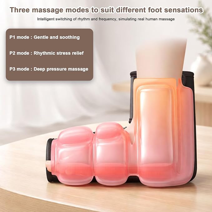Heated Cordless Foot Massager for Plantar Pain Relief & Swelling for Ankle, Feet and Blood Circulation, Perfect Gifts for Men Women, Dad Mom (Birthday, Holiday)