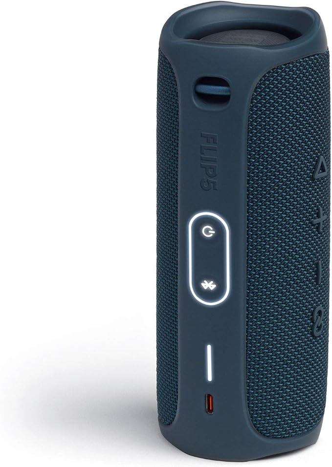 JBL Flip 5 Portable Bluetooth Speaker - Ocean Blue (JBLFLIP5BLUAM) (Renewed)