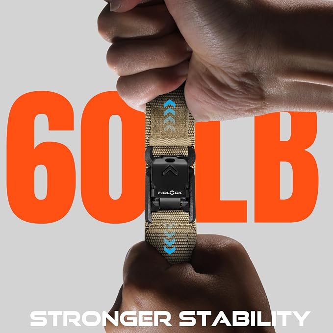 Bandletic Compatible with Garmin Fenix 5 6 7 Watch Band - 22mm Easy-Fit Rugged Nylon Strap with Magnetic Fidlock V-Buckle for Fenix 8 47mm/7 6 Pro/5 Plus/Forerunner 965/945/Approach S62/Instinct 3 2