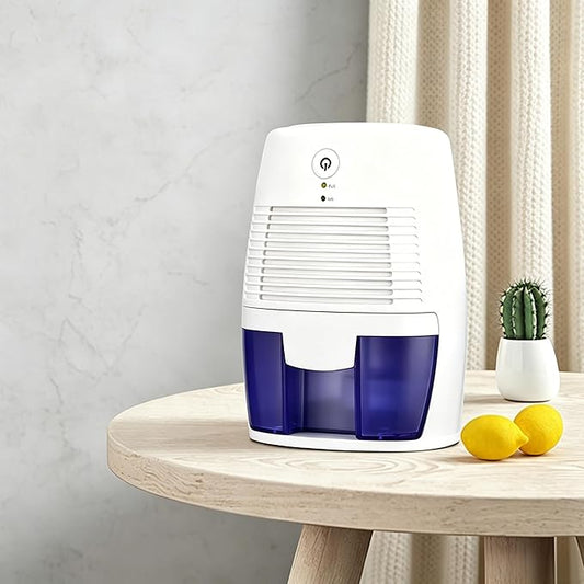 Small Dehumidifier for Home, 17oz Compact Water Tank, Mini Dehumidifier with Auto Shut off for Bathroom Basement Closet Garage RV