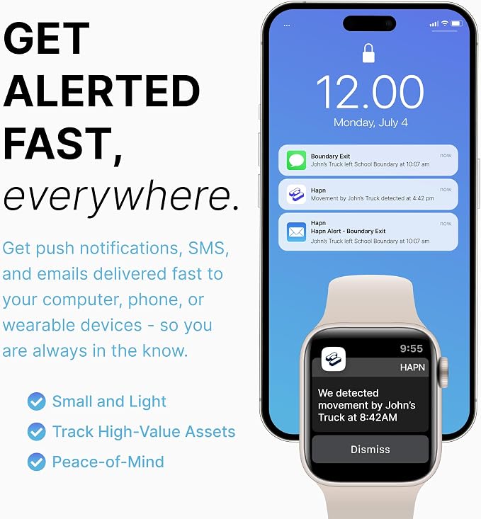 Spy Tec Pulse Wired GPS Tracker for Vehicles, Cars, Trailer, RV, Van, Boat & Trucks | Waterproof Real-Time GPS Tracker | Speeding & Geofencing Alerts | E-Z Car Battery Install | Subscription Needed