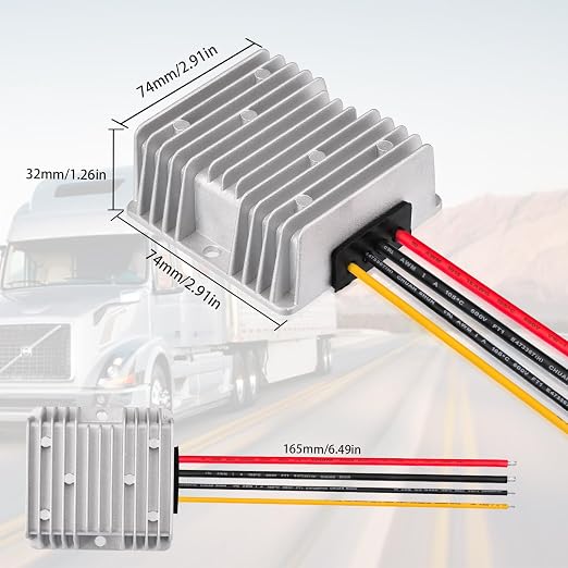 24V to 48V DC Step UP Converter for Starlink,ELFCULB 6A 288W Power Supply Voltage Booster Converter Regulartor