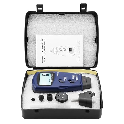 Digital Tachometer DT6236E /Non- Photo Tachometer 5 Digits 18 mm RPM Tach LCD Rotation Meter Tester