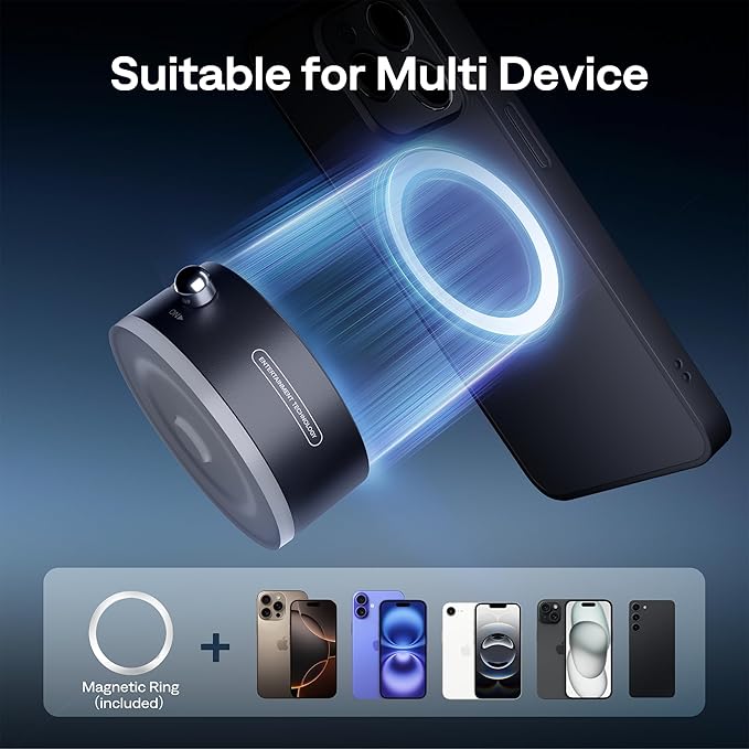 Aurzen CasePlay Carrying Case and Magnetic Suction Mount for ZIP Projector
