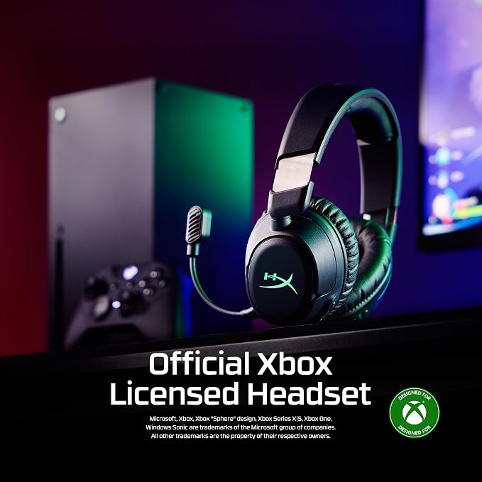 HyperX CloudX Flight 2 - Wireless Gaming Headset (Black) - Xbox