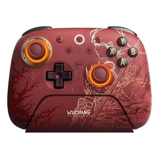 8BitDo Ultimate 2 Wireless Controller for Windows PC, Apple, Steam & Android, TMR Joysticks, Hall/Tactile Triggers, Motion Control, RGB Fire Ring, 1000Hz Polling Rate - WUCHANG: Fallen Feathers