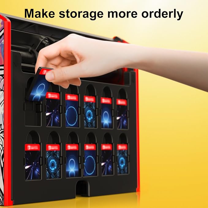 Retro Arcade Machine for Switch/OLED/Switch 2 with Chat C Button ,Red(Screen Not Included)