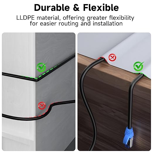 Cat6A Outdoor Ethernet Cable 200 ft, 23AWG 10Gbps 550MHz high-Speed CAT6A Cable, Internet Cable Direct Burial Waterproof LLDPE Jacket UTP UV LAN Network Ethernet Cord with 80 Cable Ties