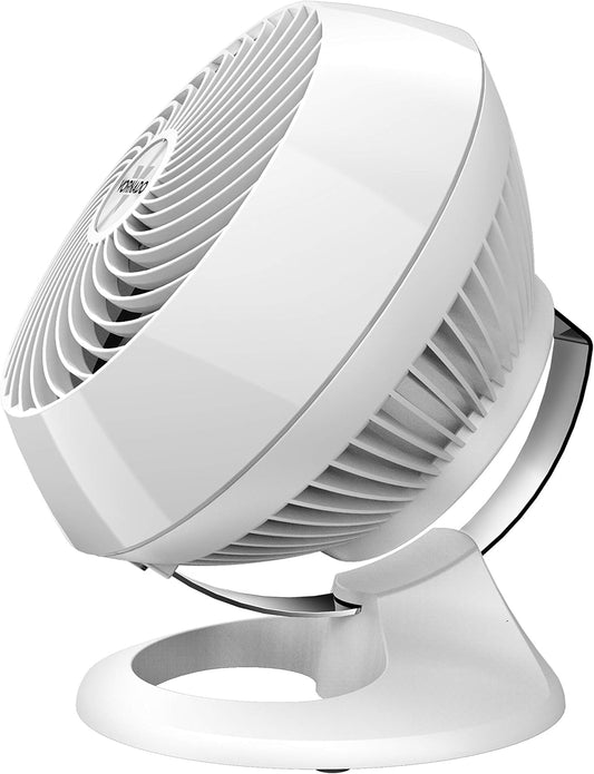 Vornado 560 Whole Room Air Circulator, Medium Floor Fan with 4 Speeds, Adjustable Tilt, Easy to Clean, Quiet Fan for Home, Office, Bedroom, White