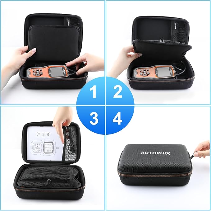 AUTOPHIX 7150P+ Fits for Ford OBD2 Scanner with AUTOPHIX Storage Bag Protective Case