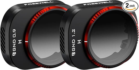 Freewell Soft Edge Gradient GND0.9, GND1.2-2 Pack Filters Compatible with Mini 4 Pro - Enhance Landscape Photography