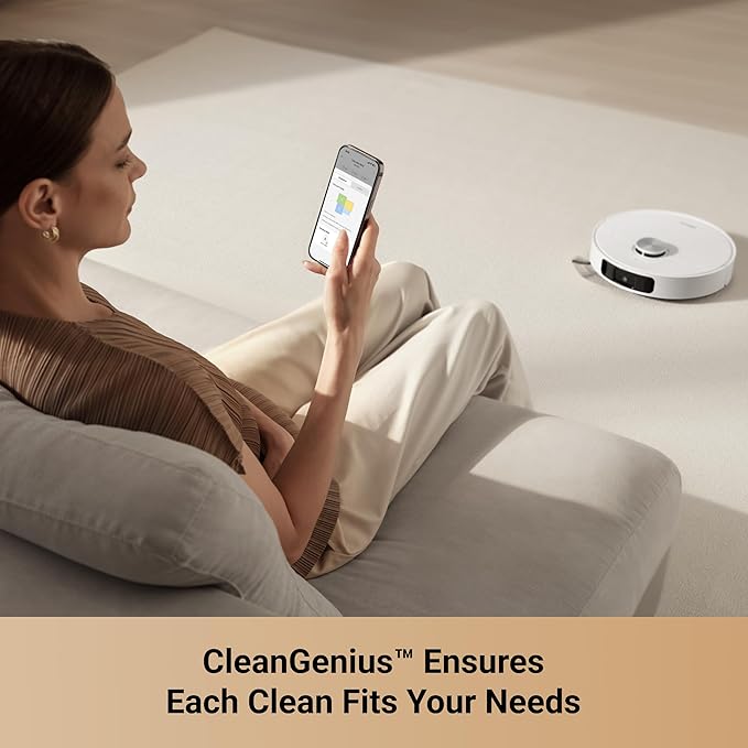 DREAME L10s Ultra Gen 2 Robot Vacuum and Mop, 10,000Pa Suction, MopExtend Tech, All-in-One Base Station, 75 Days Auto-Empty, Mop Self-Washing&Drying, Smart Obstacle Avoidance, Carpet Cleaning