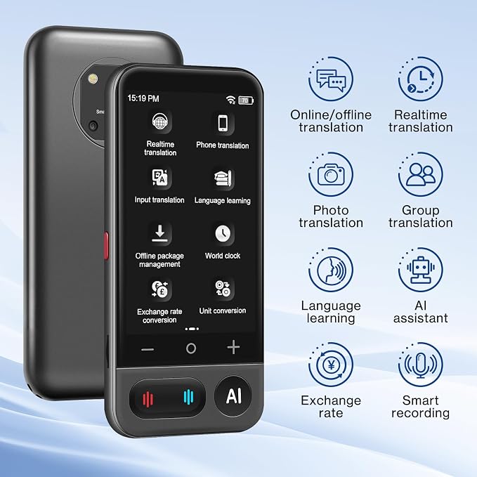 AI Translator, Real-Time AI Conversation & Voice Translator, 149 Languages | AI Conversation, Real-Time Voice Translation, Offline Translation, OCR Camera Translation, AI Recording