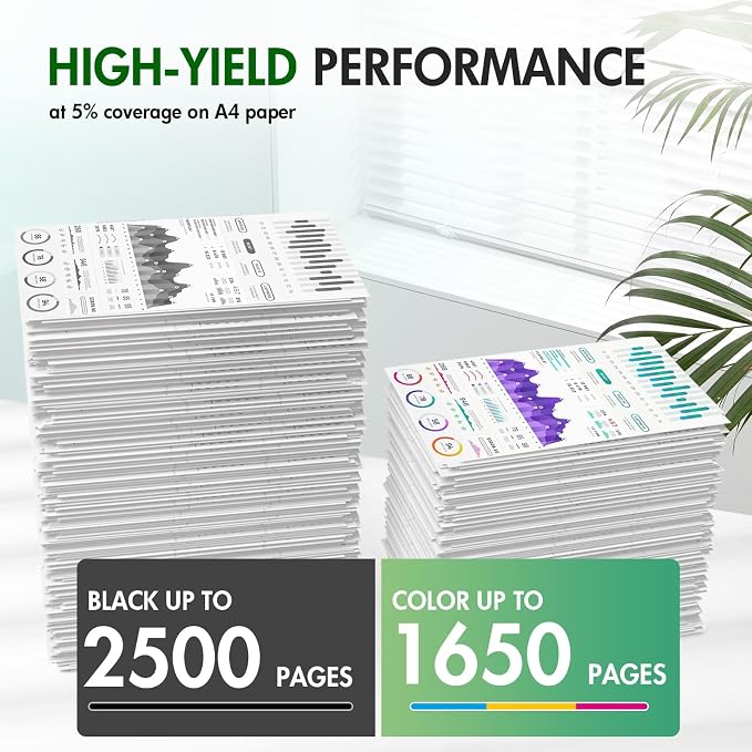 Toner Bank 936 936XL 9125e 9120e Ink Cartridges Combo Pack: Replacement for HP 936e 936XL 936 Ink Cartridges for HP Printers OfficeJet Pro 9730e 9130 9135e 9122e 9128e 9110b 9120
