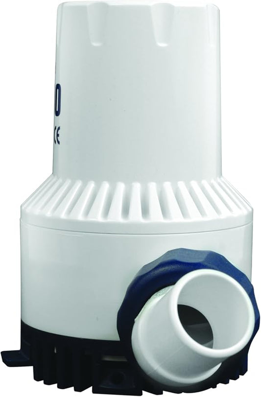 Attwood 4730-4 Heavy Duty 1,700 GPH Fully Submersible Boat Livewell/Baitwell Bilge Pump