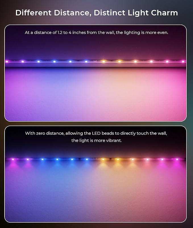 DeckTok 98.4ft Outdoor LED Strip Lights, Smart RGB LED Outdoor Lights with Alexa Google Assistant, App Control, Music Sync, Timer, IP67 Waterproof Light Strip for Balcony, Roof, Patio, Pool Decor