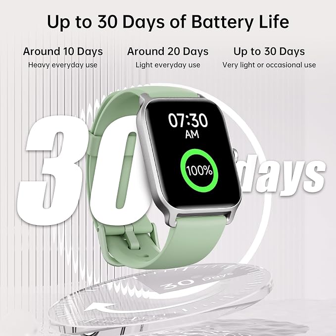 Tensky Smart Watch for Women/Men, 1.85'' HD Activity Smartwatch for iPhone/Android/Samsung, 100+ Sport Modes Fitness Tracker (Answer/Make Call), Alexa Built-in,Sleep/Heart Rate/SpO2 Monitor/Waterproof