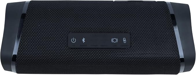 Memphis MFLOWBTK Flow - Wireless Bluetooth & Aux Speaker, IPX7 Water Resistance, Black
