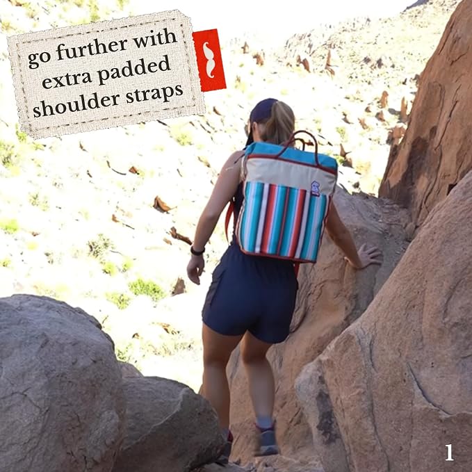 Don Coolio Pack - Insulated Backpack Cooler, 36 Can Soft Cooler Bag, 20L Capacity Hands Free, Leakproof & Waterproof, Portable for Beach, Travel, Camping & Hiking