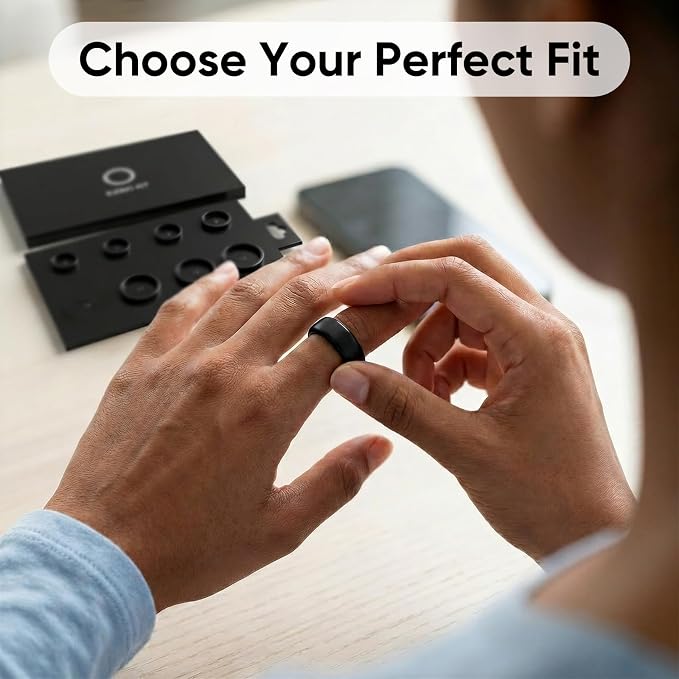 Smart Ring Sizing Kit Find Your Before You Buy, Accurate Ring Sizer to Reduce Returns, Wear 24 Hours for Best Size
